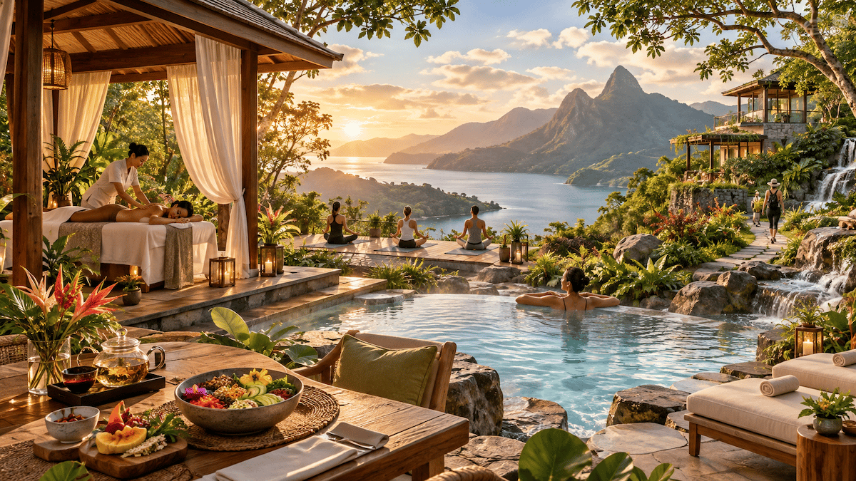 Golden Hour Lakeside Wellness Retreat