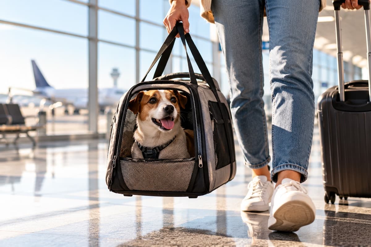 Happy Dog’s Airport Adventure