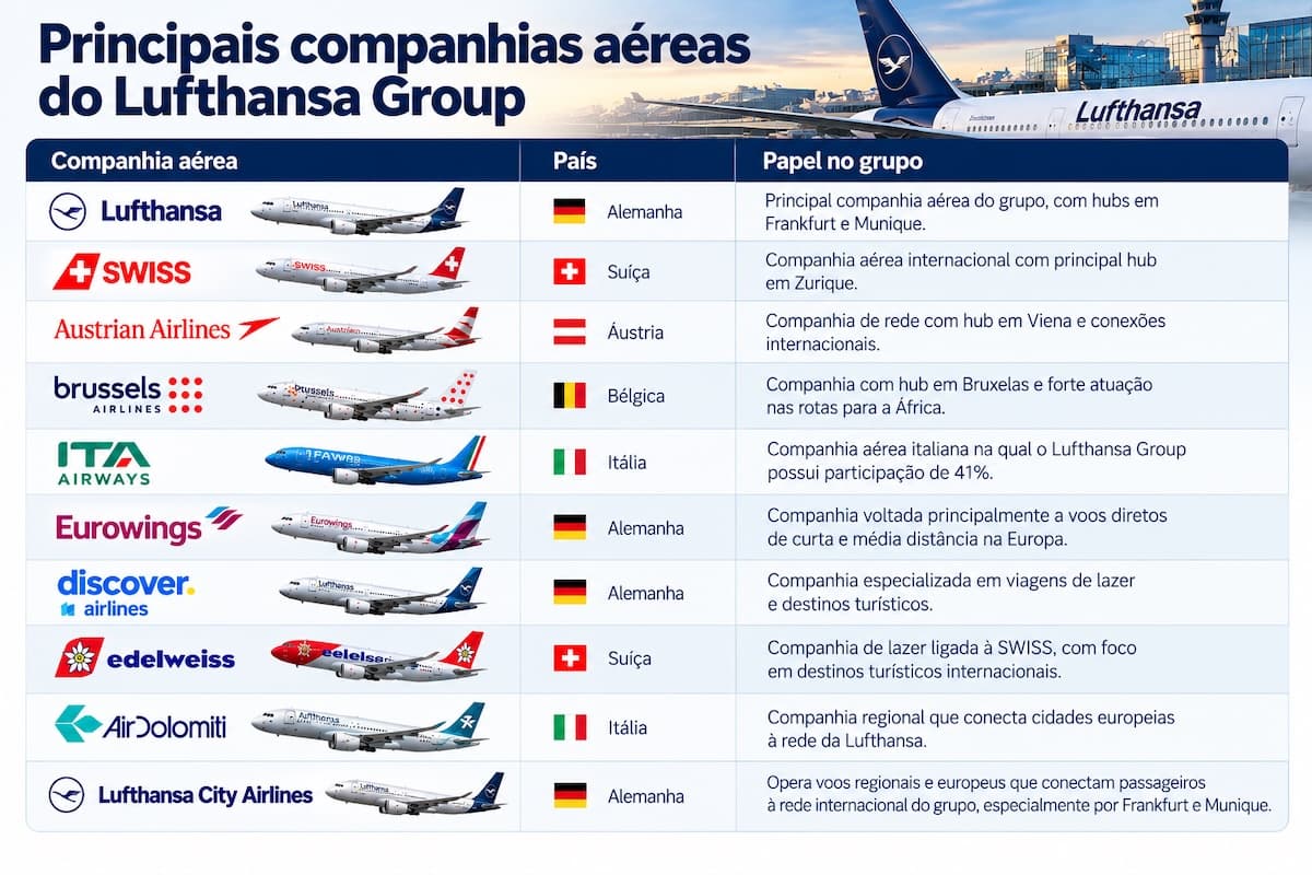 Lufthansa Group Airline structure