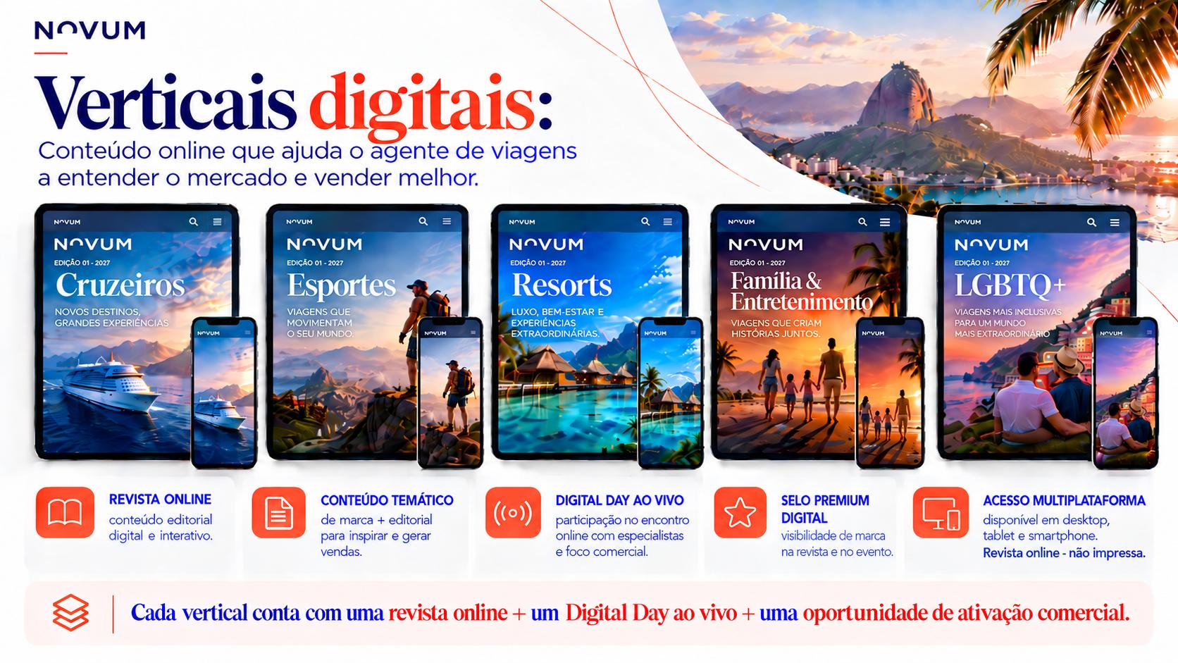 Verticais digitais do Novum
